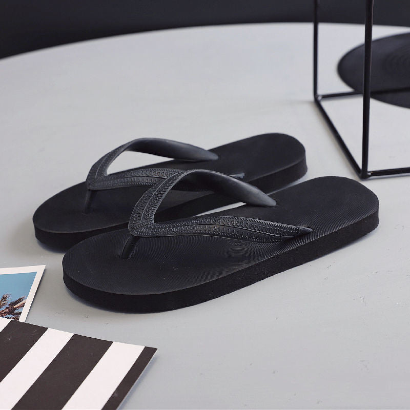 Flip-Flops Rubber Sole Wear-resistant Non-slip Deodorant Beach Flip-flops